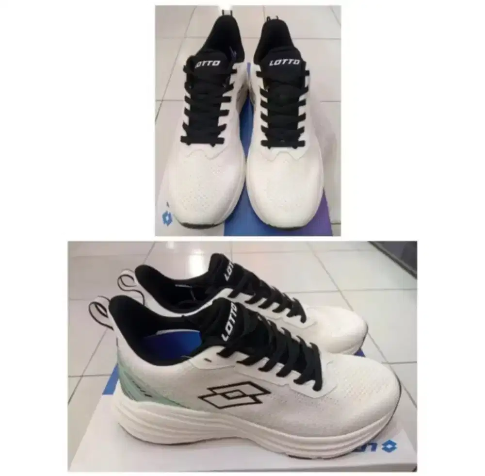 Sepatu Lotto Running, Edo White