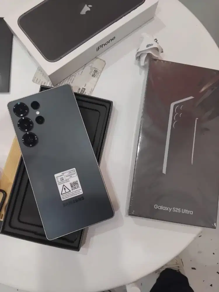 Samsung S25 ultra warna balck 256