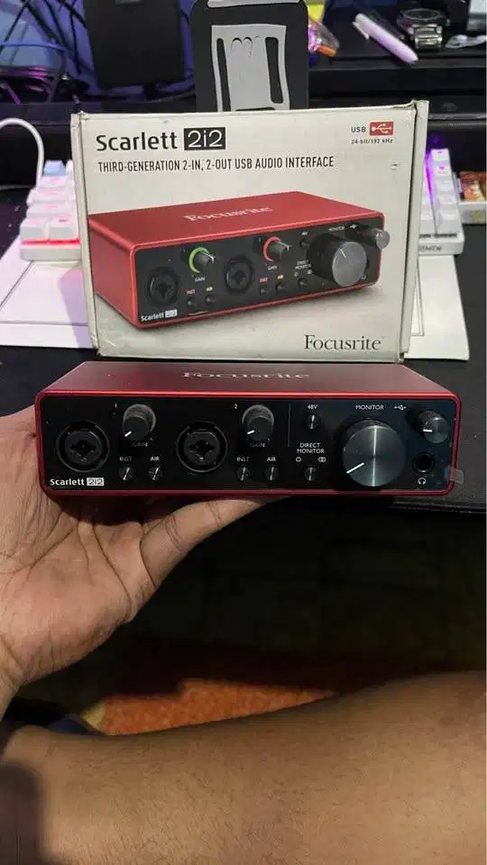 Soundcard Focusrite 2i2 Gen 3