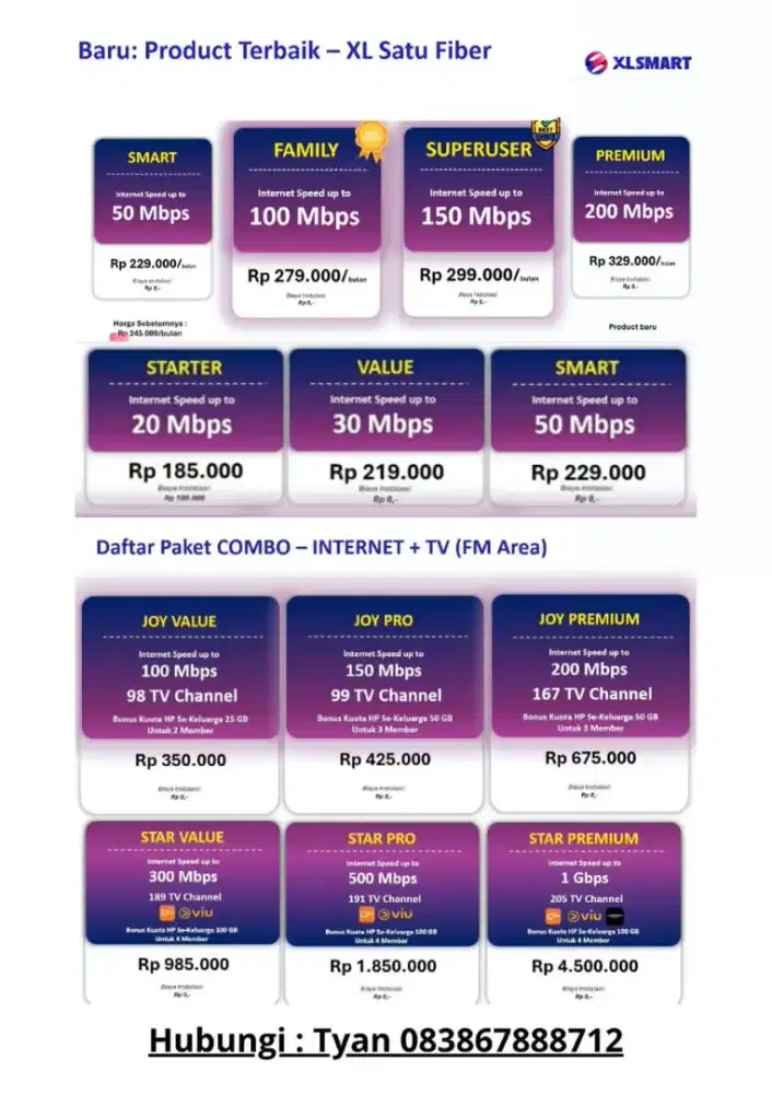 Wifi First Media, XL Satu
