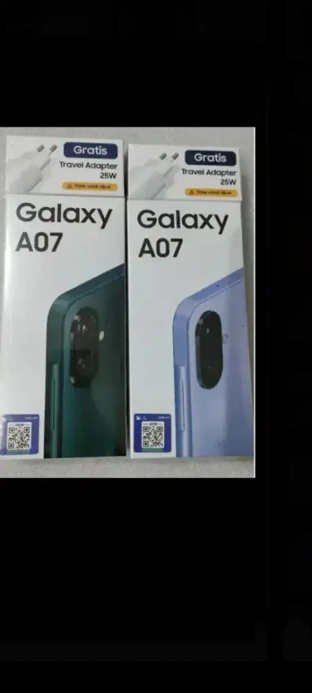 Samsung galaxy A07 ram 8gb 256gb dan4/64 garansi resmi