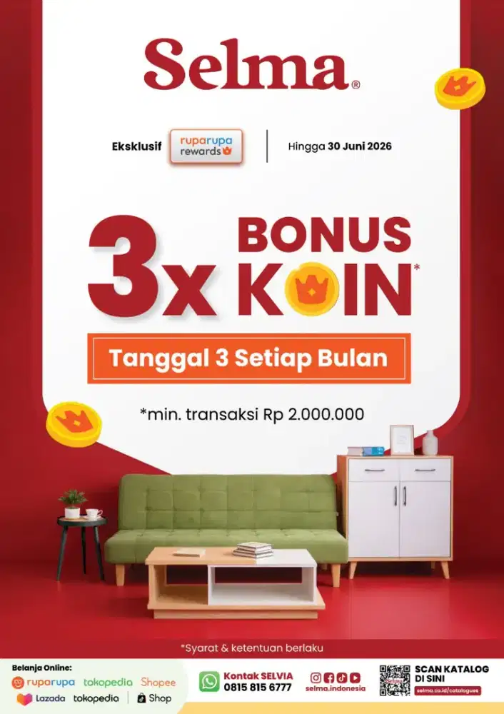Selma 3x bonus koin
