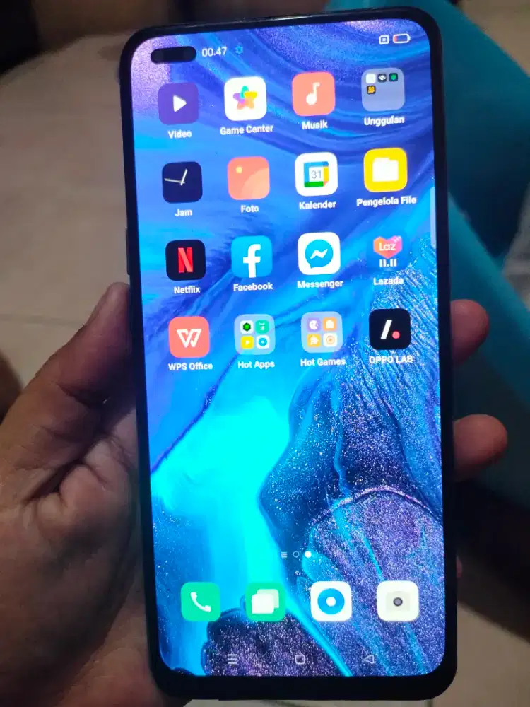 Oppo reno 4 ram 8+3/128 baca keterangan