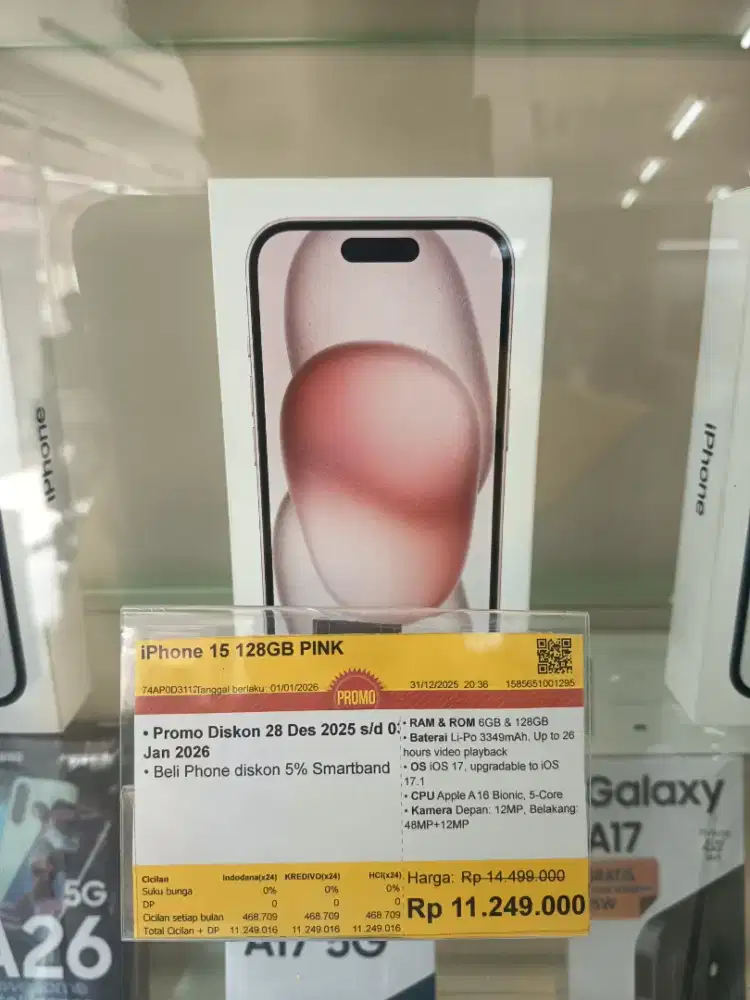 IPHONE 15 PINK 128GB