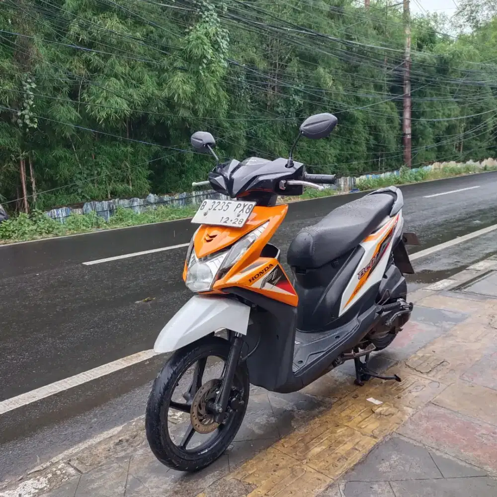 Honda Beat Fi 2014 Mesin Cakep Bagus Lengkap