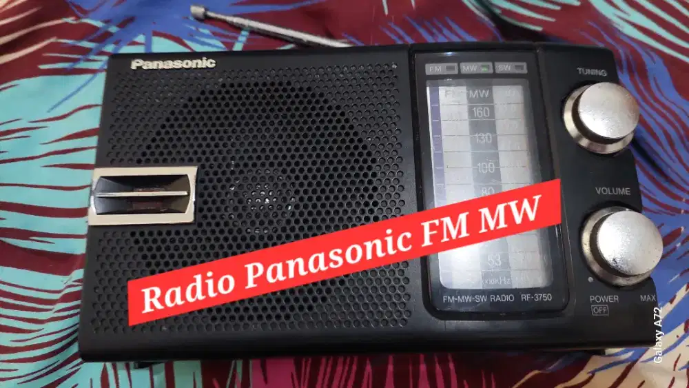 Radio panasonic fm sw mw rd 3750 jausl normal bagus