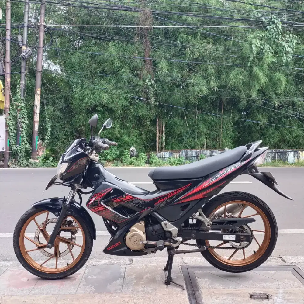 Suzuki Satria Fu 2013 Lengkap Bagus Mesin Aluss