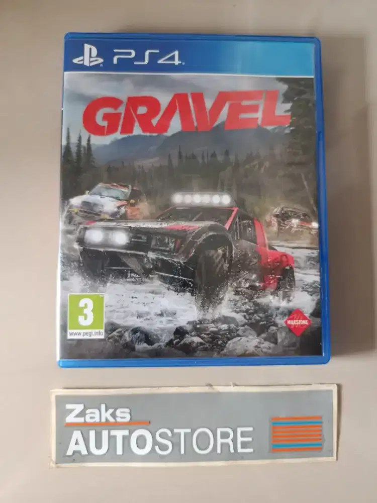 BD Kaset Game Original PS4 GRAVEL Balap Mobil Offroad