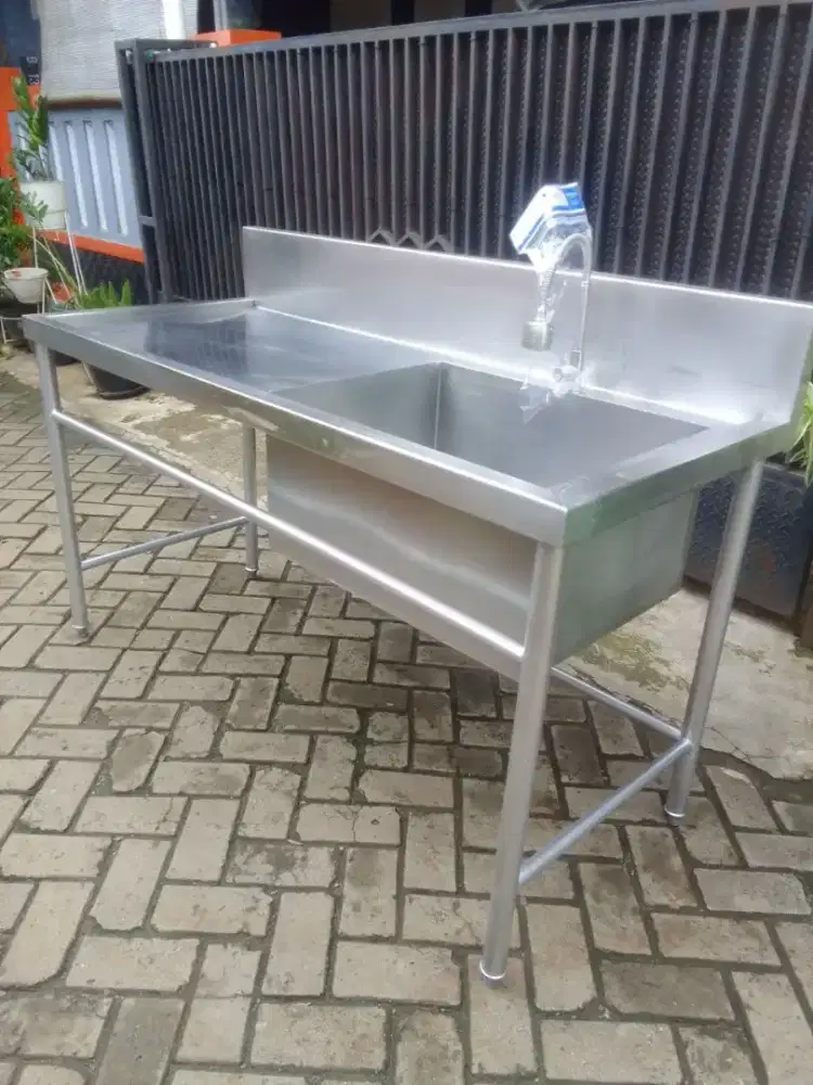 Peratan dapur Premium harga Ga premium sink sayap kiri ukuran 150