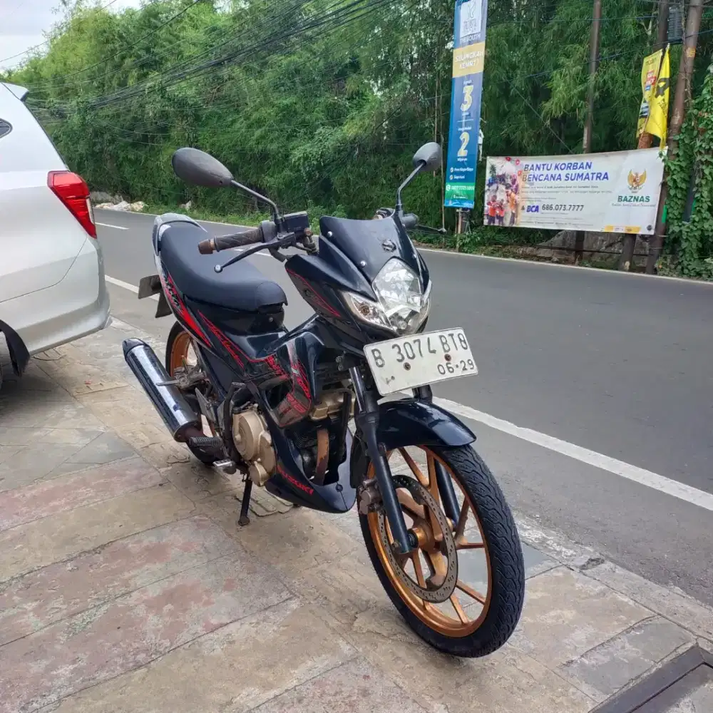 Suzuki Satria Fu 2013 Bagus lengkap Mesin Cakep