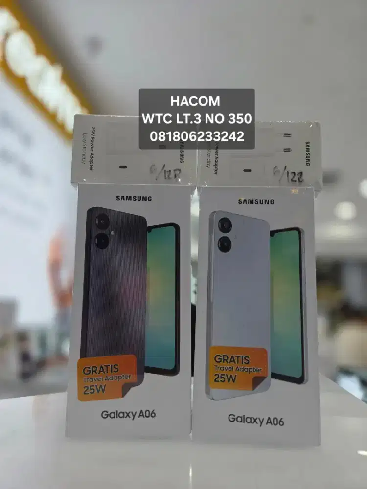 Samsung A06 6+6/128 baru garansi resmi