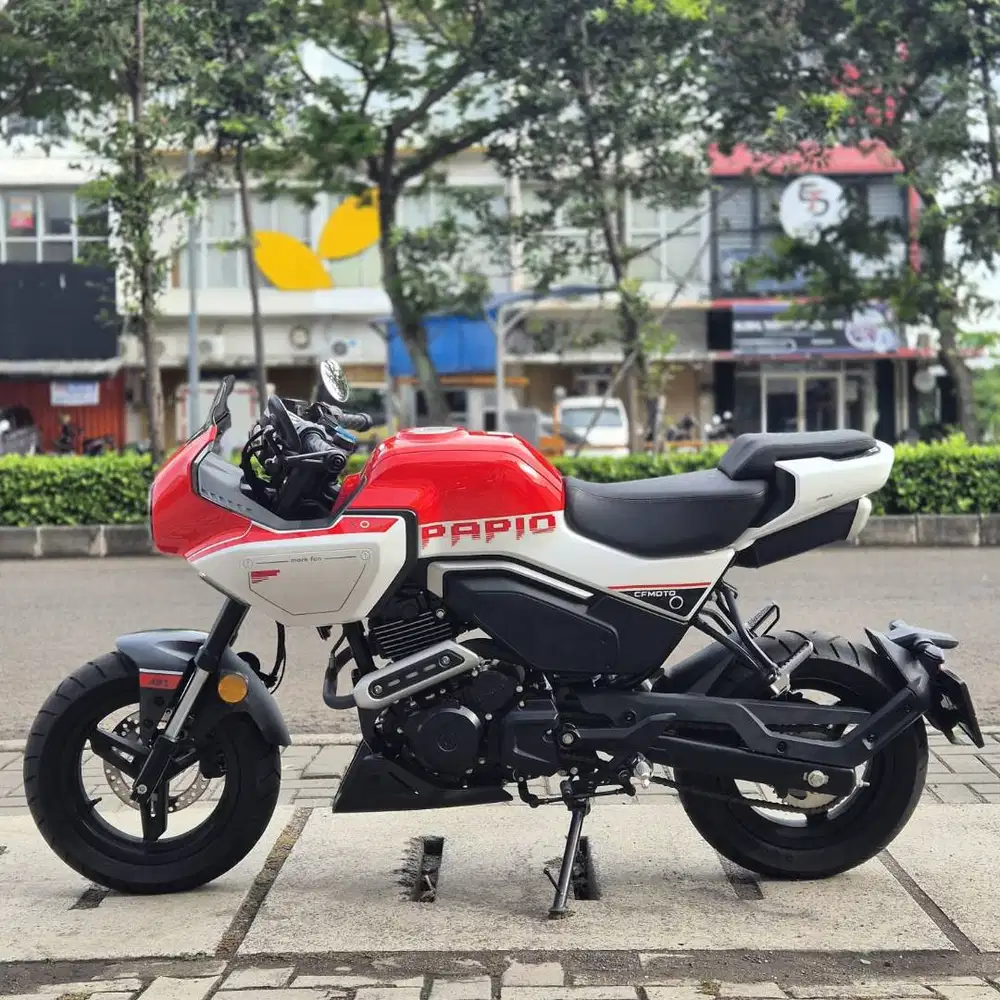 CFMOTO PAPIO XO-1 125 ABS 2024 MERAH KM 300 PERAK PAJAK ON SIAP GAS
