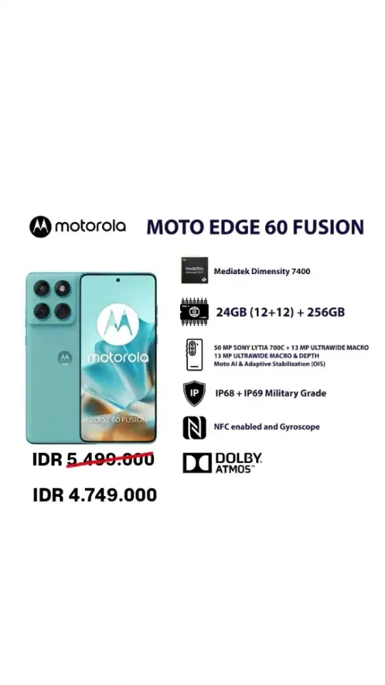 Edge 60 fusion motorola