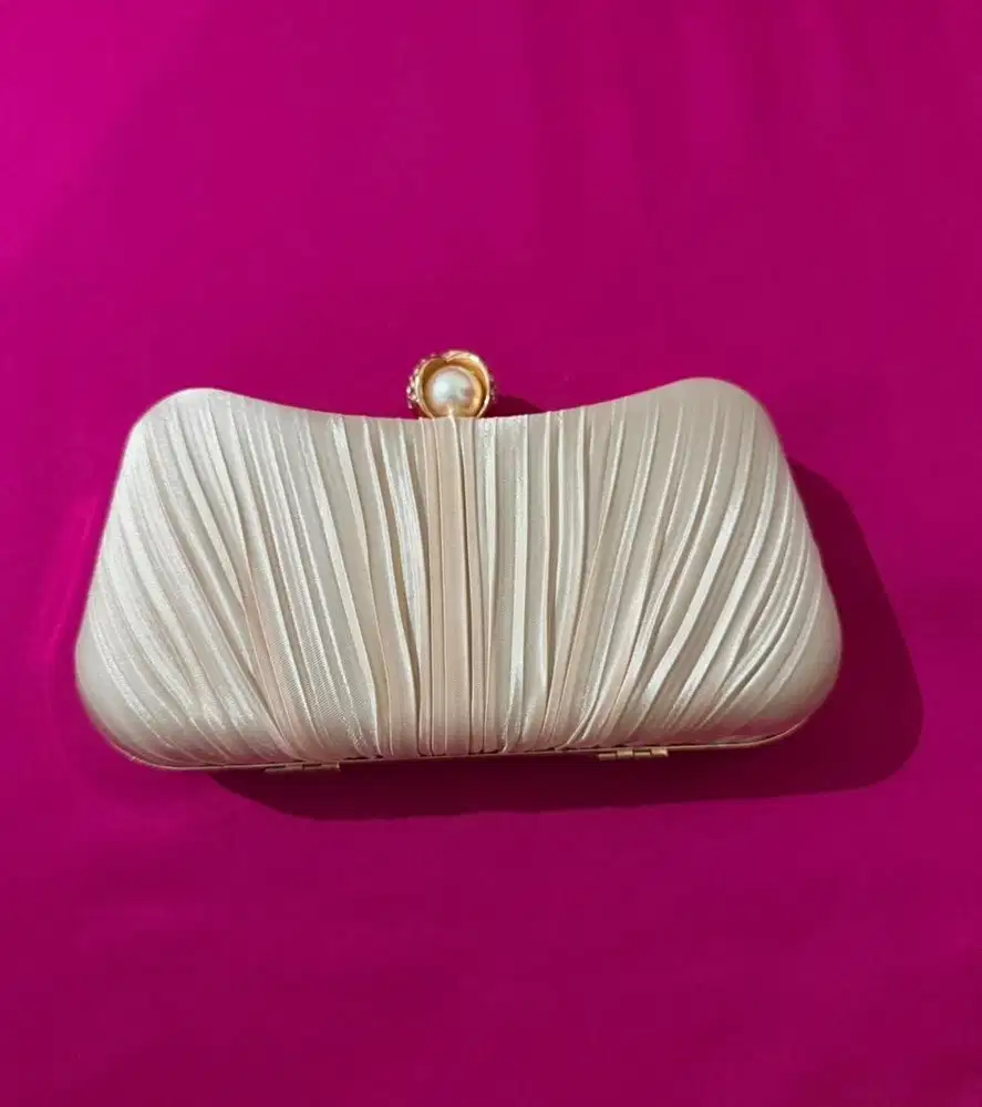 Tas Kondangan nude gold