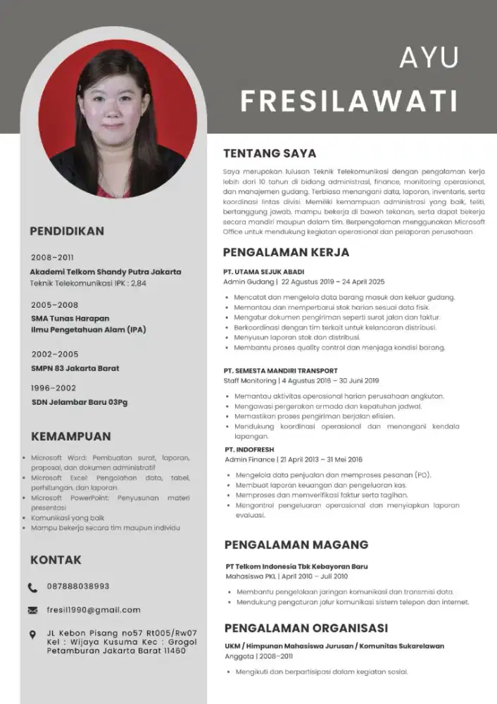 Mencari pekerjaan administrasi