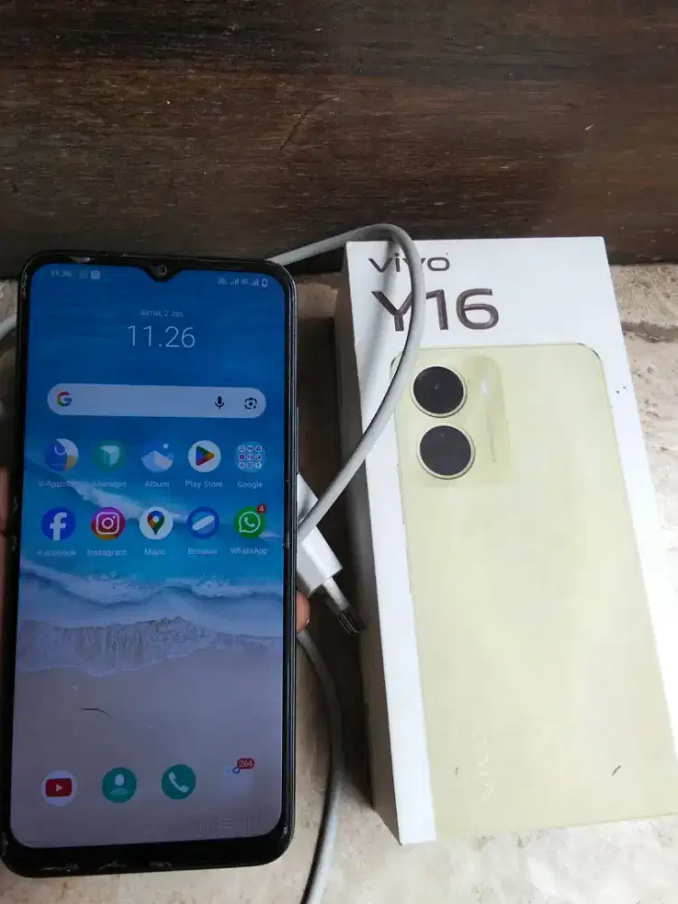 Vivo y16 ram 4/128 fulset