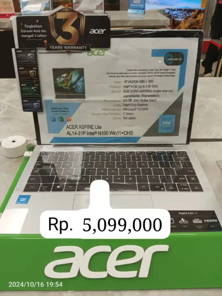 CREDIT LAPTOP ACER BUNGA 0% POTONGAN 2 BULAn
