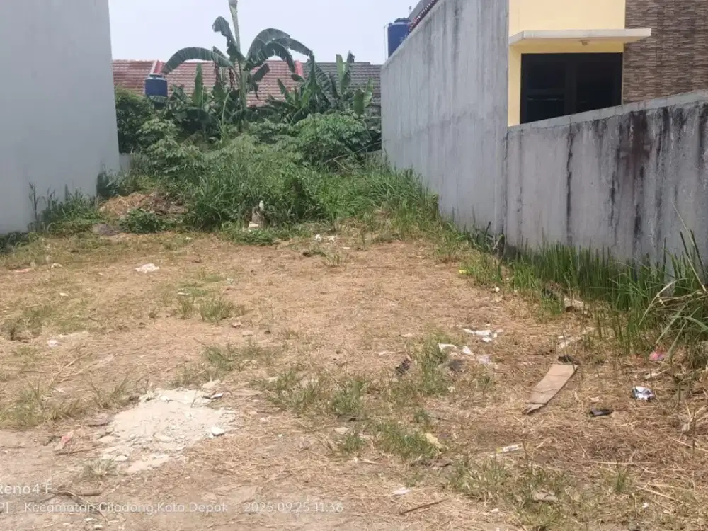 Tanah 174 m2 siap bangun dekat Grand Depok City