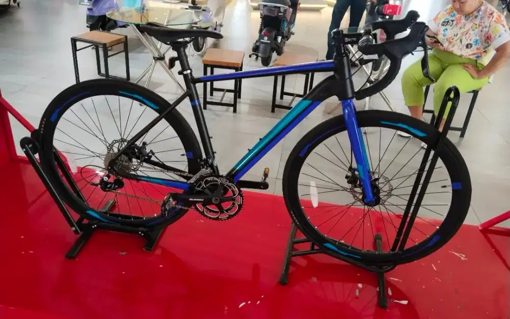 Jual sepeda balap pasific sprinter 5.0 700c galaxy blue