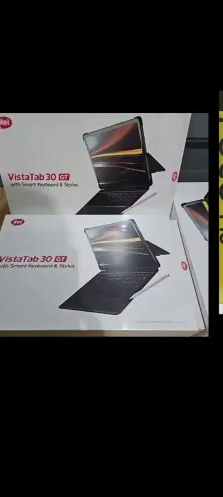 Tablet itel vista tab 30 GT bonus flipcase keyboard stylus pen
