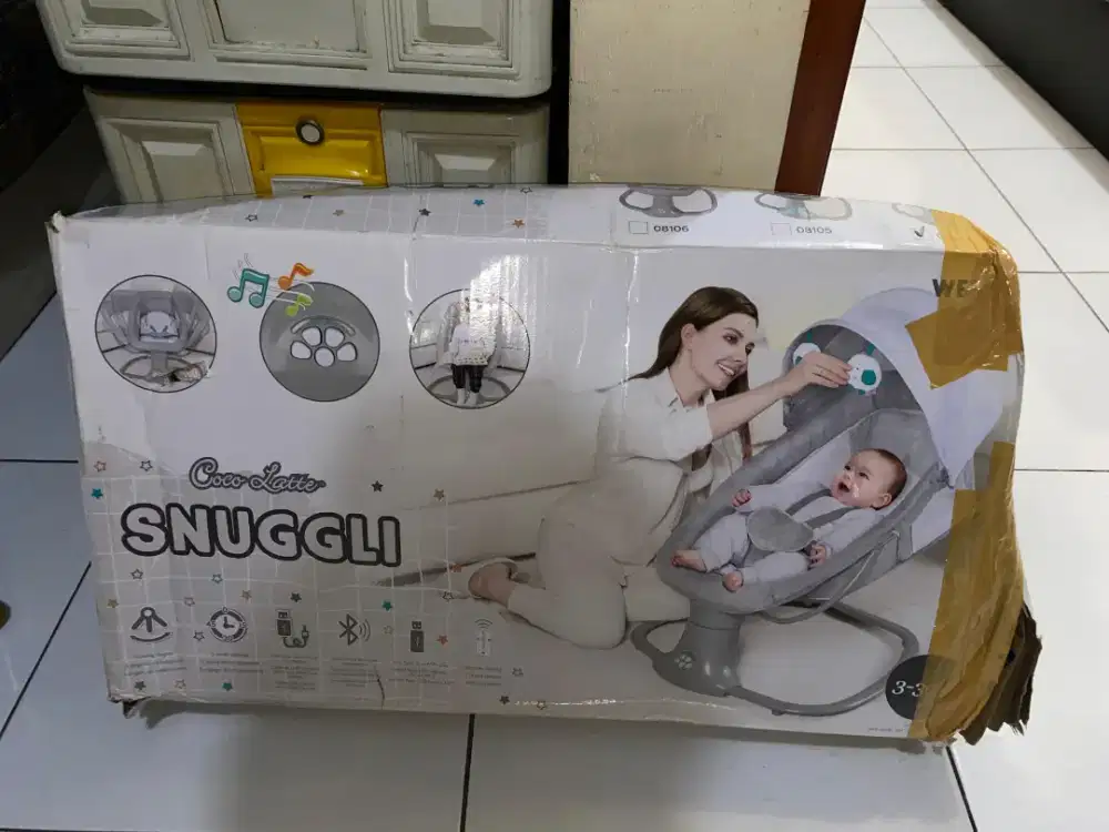 Ayunan bayi sistem cas dan ada music