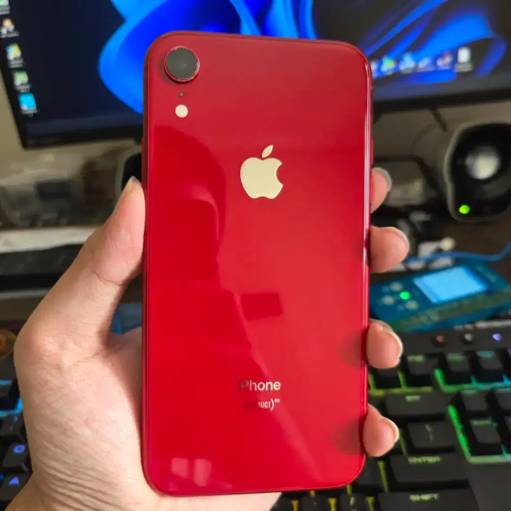 iPhone XR 128Gb red fungsi normal kondisi Baca deskripsi