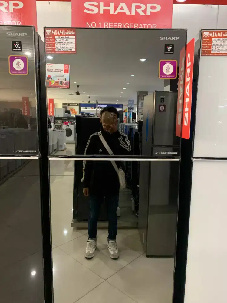 kulkas sharp 2 pintu promo cicilan ringan tanpa dp bisa