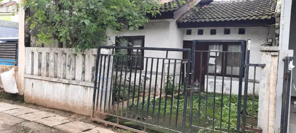 Rumah Dekat Jalan Tol Bebas Banjir Dijual Cepat Dan Ada lebih Tanah