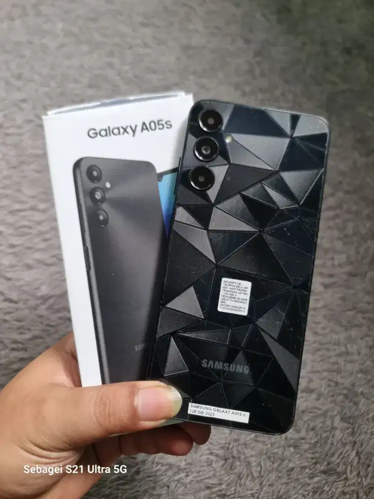 Samsung A05s 12GB 6+6/128GB Murah, Mulus Siap Pakai (Lokasi Cicaheum)
