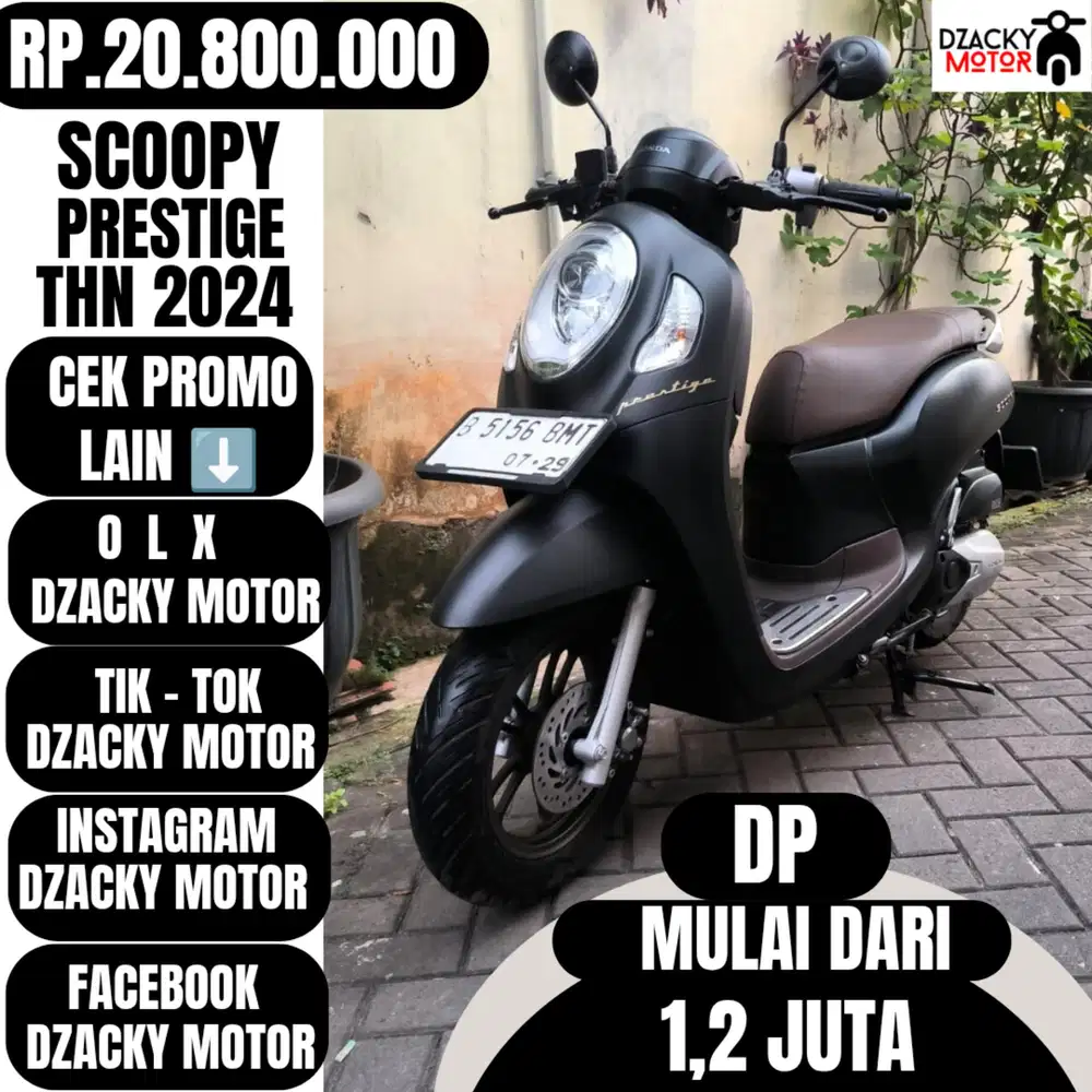 SCOOPY PRESTIGE THN 2024 SECOND LIKE NEW