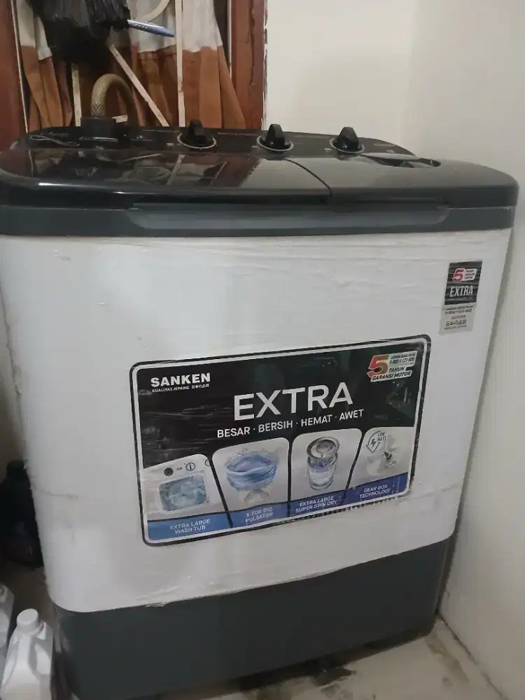 Mesin cuci sanken 8kg