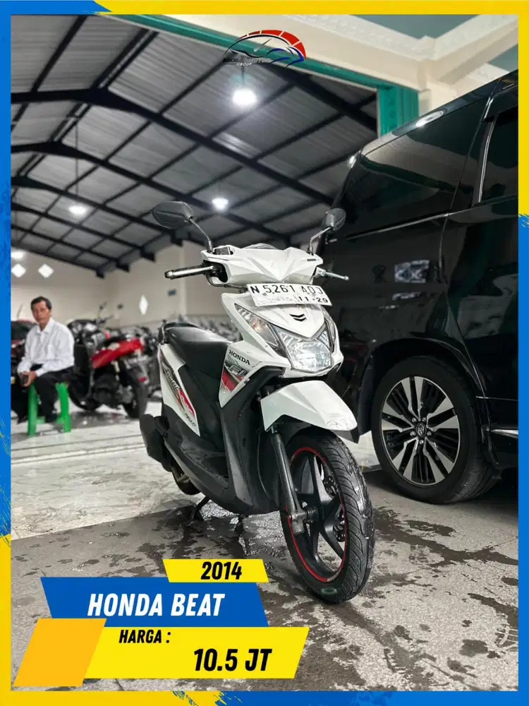 HONDA BEAT 2014 MURAH POLL MASZEEHH HIKMAH MOTOR KEPUH MALANG
