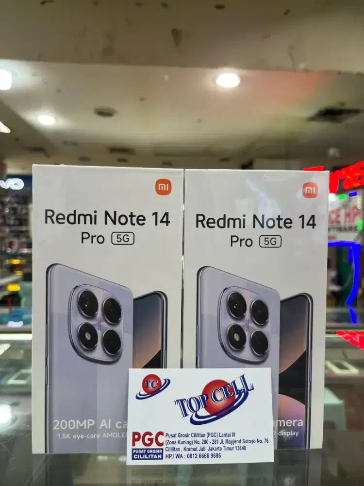 Xiaomi Redmi Note 14 Pro 5G ram 12gb+12gb/512gb baru garansi resmi.