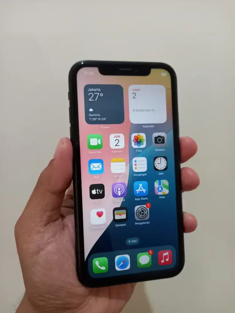 IPhone Xr Black 64Gb Lte Fullset ex inter normal