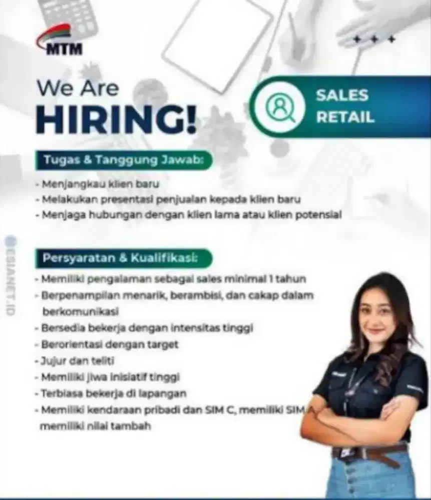 Lowongan Loker Kerja Sales SPG SBY