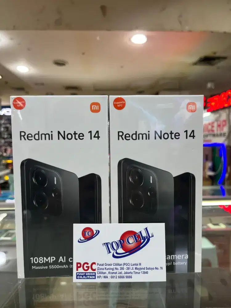 Xiaomi Redmi Note 14 4G ram 8gb+8gb/256gb baru garansi resmi Tam