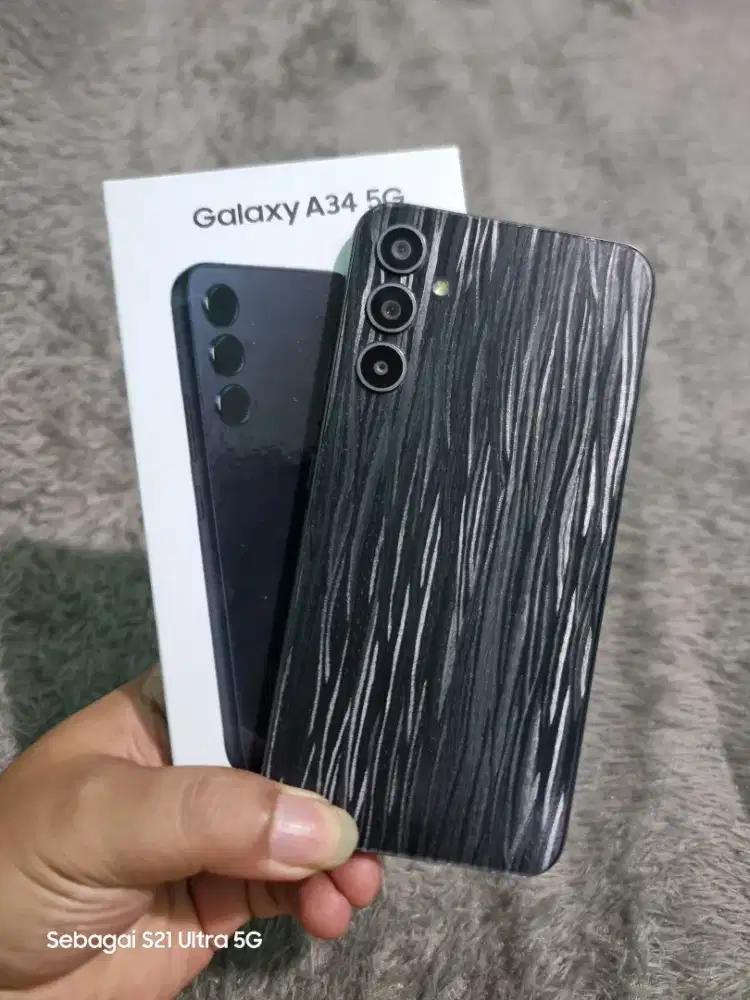 Samsung A34 5G NFC 16GB 8+8/256GB Murah, Mulus No Minus (Lok Cicaheum)