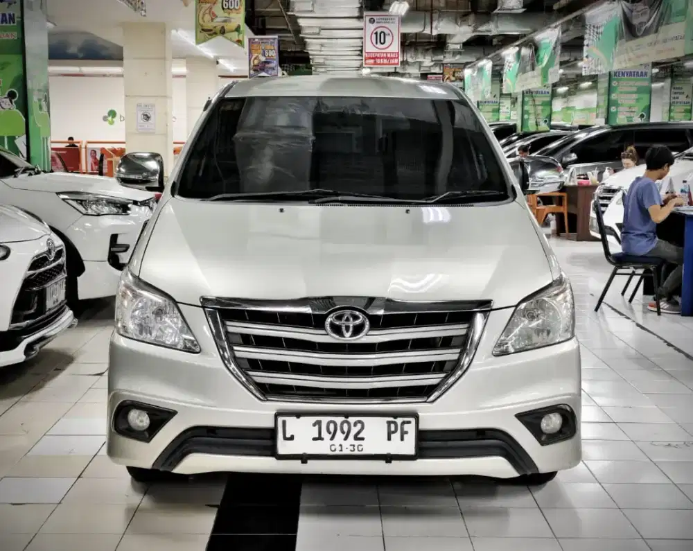 TOYOTA KIJANG INNOVA G AT 2014 SILVER METALIK