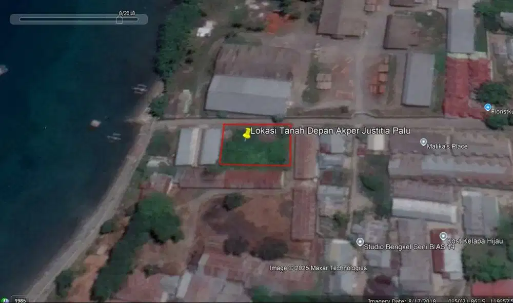 TANAH D IJUAL DEPAN AKPER JUSTITIA TONDO PALU