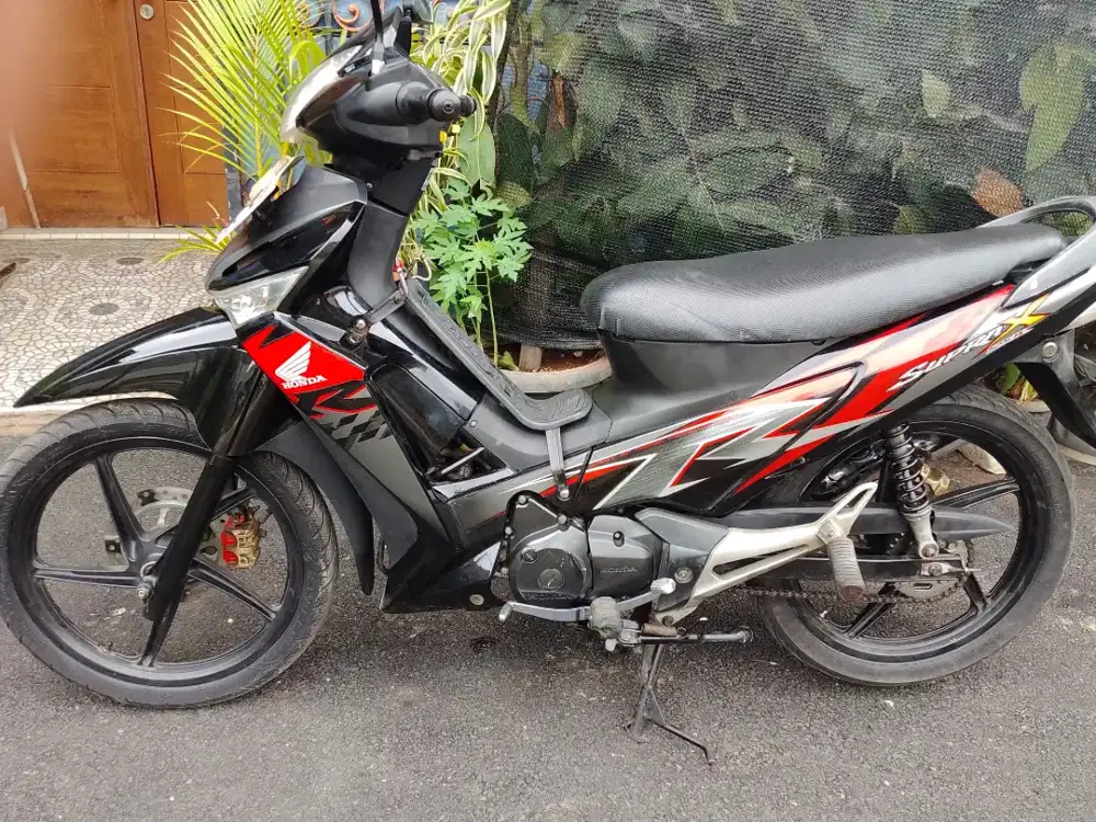 Honda Supra x 125 karbu mesin halus body mulus