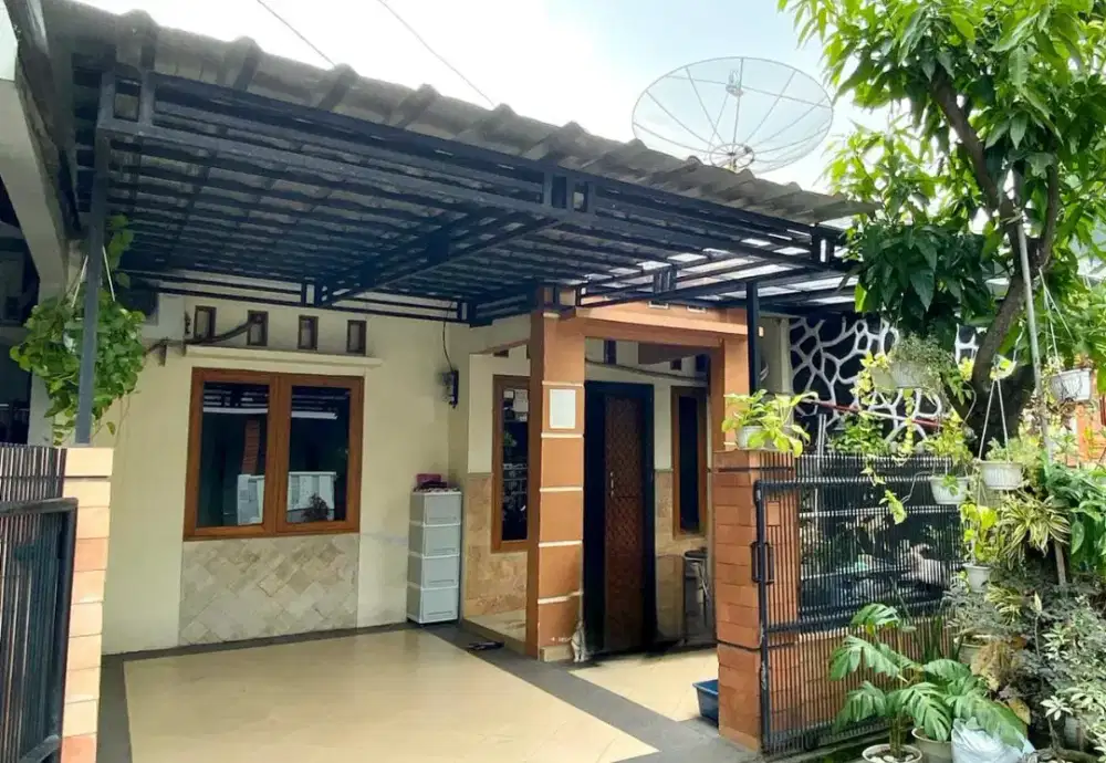 Rumah 1 lantai beserta isinya, siap huni rapi dan terawat