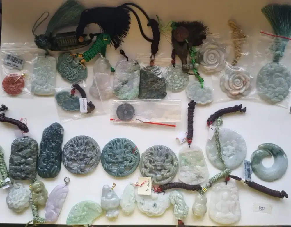 (HARGA MULAI DARI)  Pendant batu giok myanmar dan guatemala