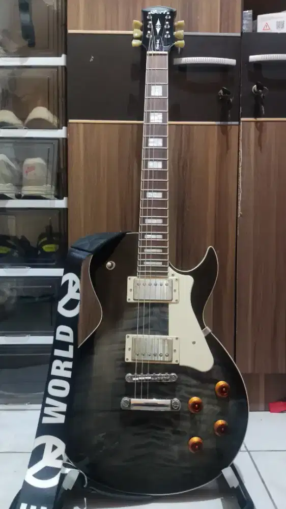 Cort Electric Guitar CR250 Trans Black