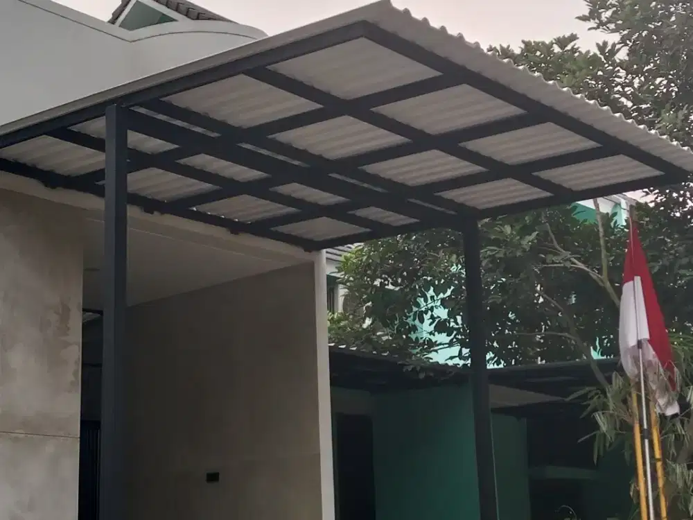 Kanopi atap alderon hollo galvanis 4*8