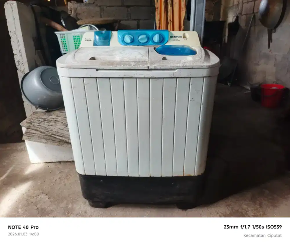 Di jual 2 mesin cuci