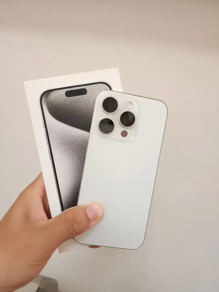 Iphone 15 Pro 128GB White Resmi Ibox