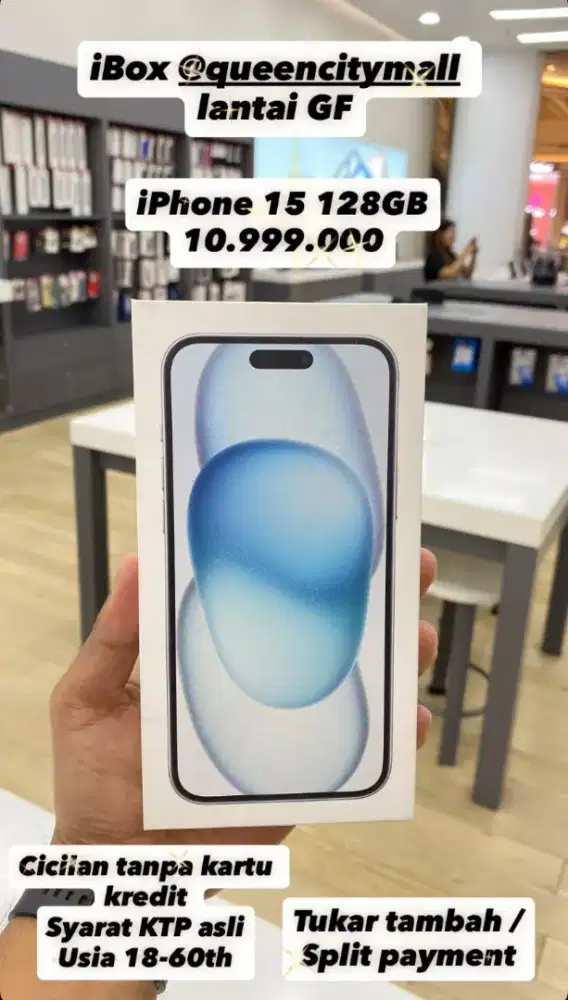 IPHONE 15 CICILAN 0% TANPA KARTU KREDIT