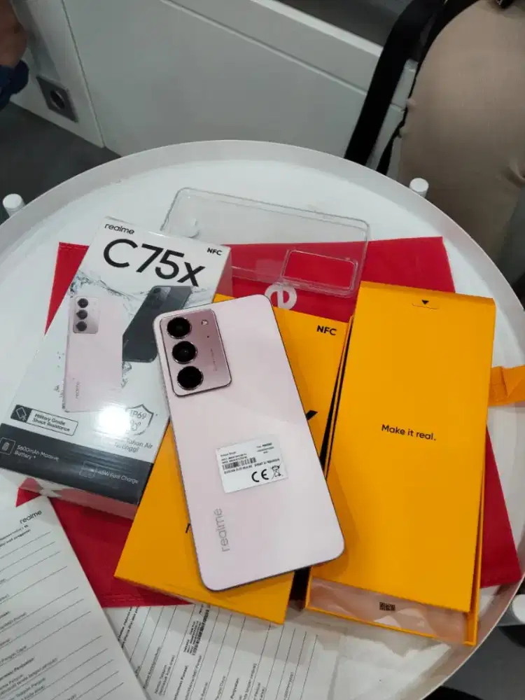 Realme C75X sekarang ready stock bisa cash dan kredit