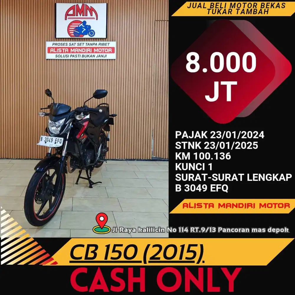 CB 150 2015 CC 0% KREDIVO TOKPED SPAYLETTER INDODANA GOPAYLETTER