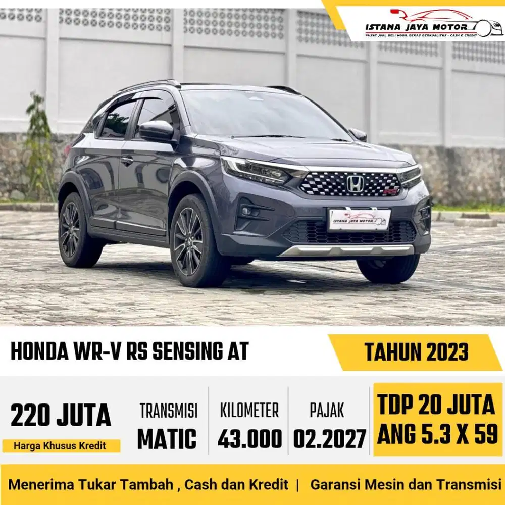 PAJAK PANJANG Honda WRV RS Sensing Automatic 2023
